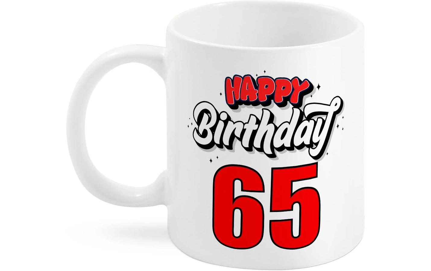 Trendcompany Tasse 65. Geburtstag