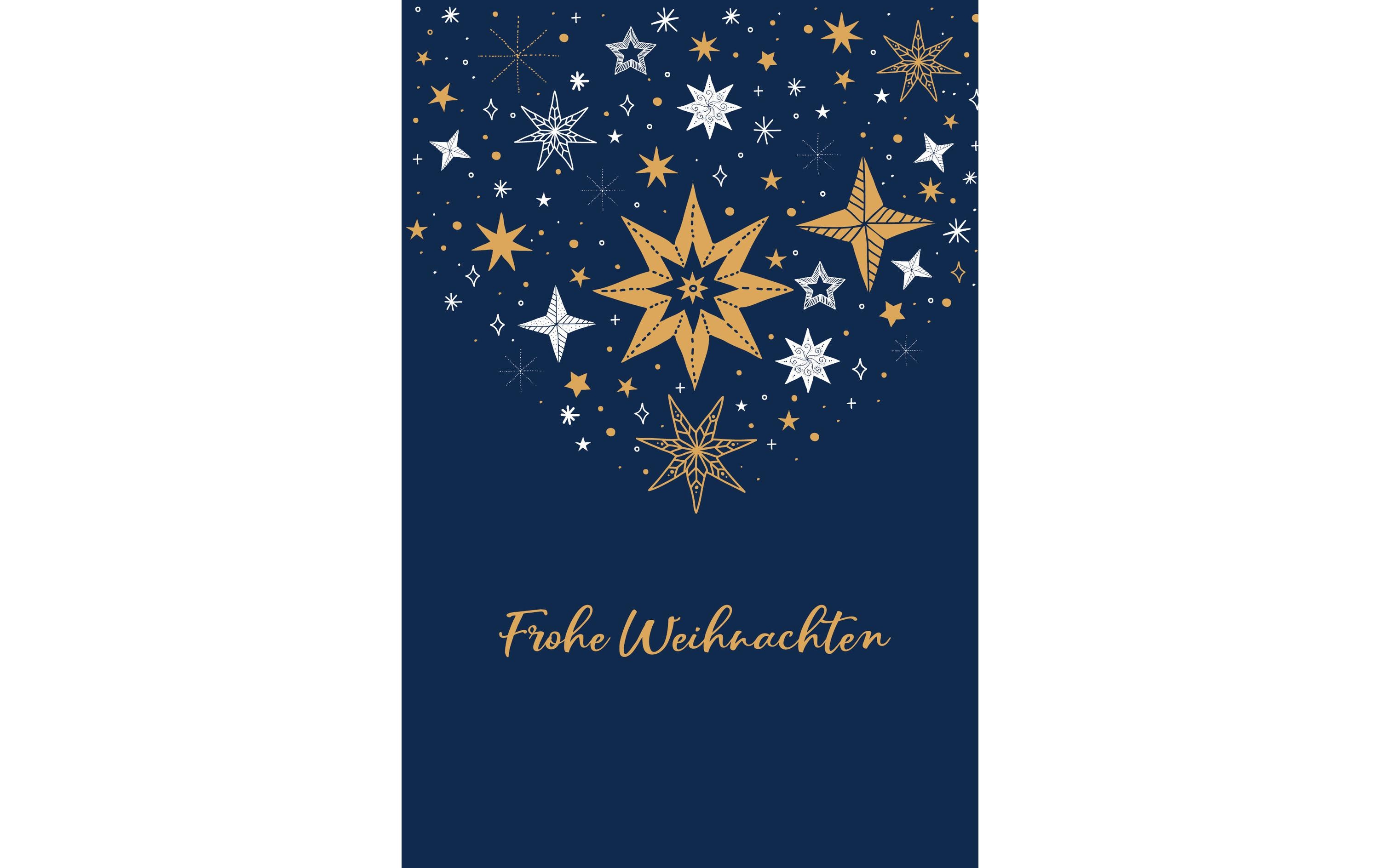 ABC Weihnachtskarten-Set A6, 6 Stück