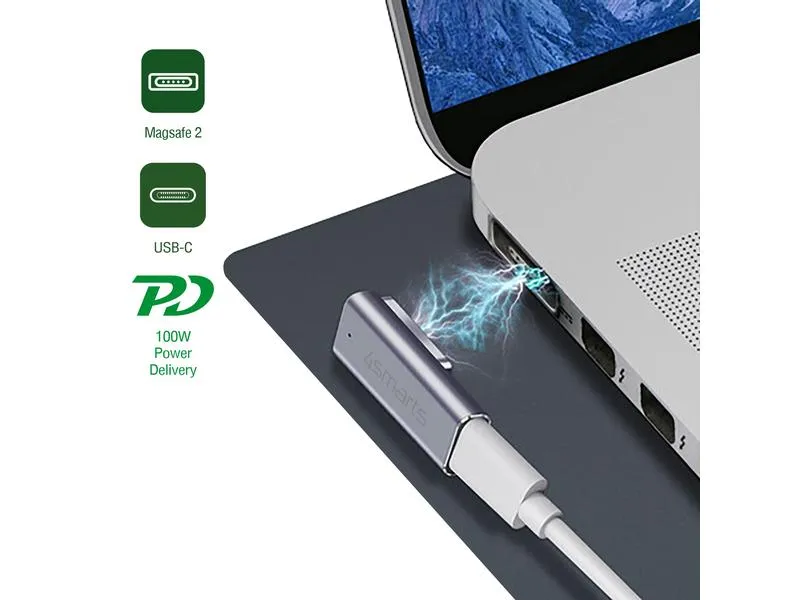 4smarts USB-Adapter MagSafe 2 USB-C Buchse 4smarts USB-Adapter MagSafe 2 USB-C Buchse