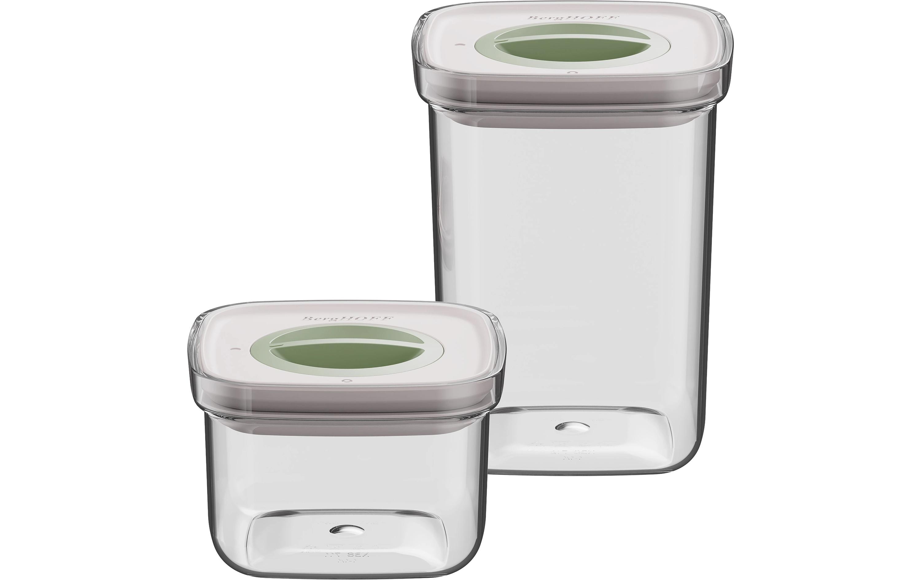 BergHOFF Vorratsbehälter Set Leo Smart Seal 2-teilig, Transparent