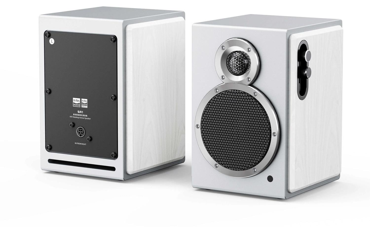 FiiO SA1 Aktiv-Lautsprecher (1 Paar) Silber/Weiss