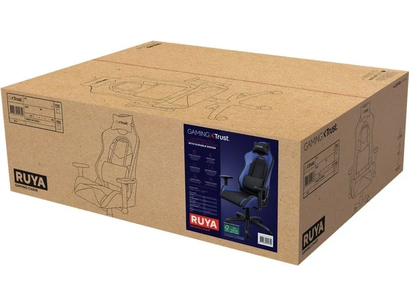 Trust Gaming-Stuhl GXT 714 Ruya Blau Trust Gaming-Stuhl GXT 714 Ruya Blau