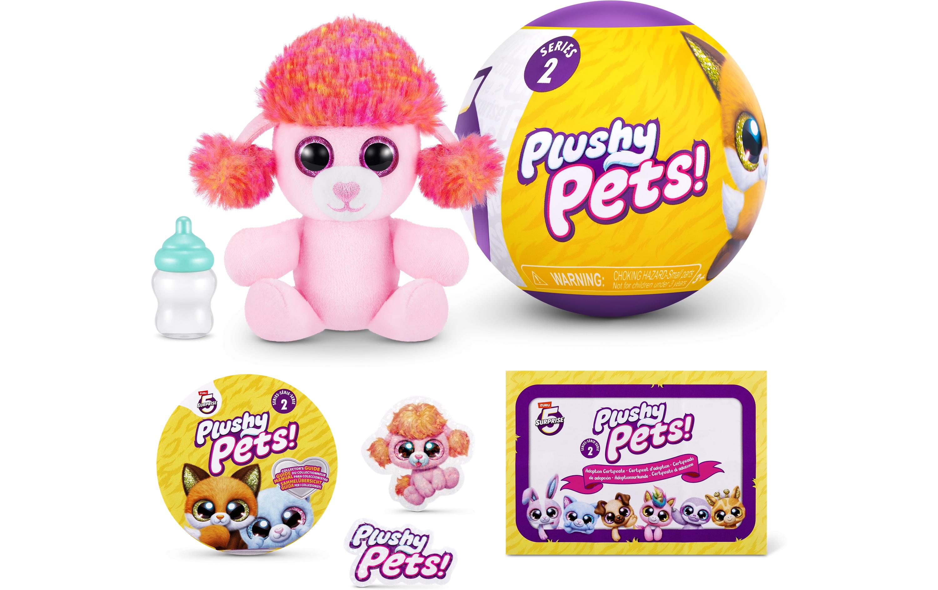 Zuru 5 Surprise Plushy Pets Series 2 assortiert