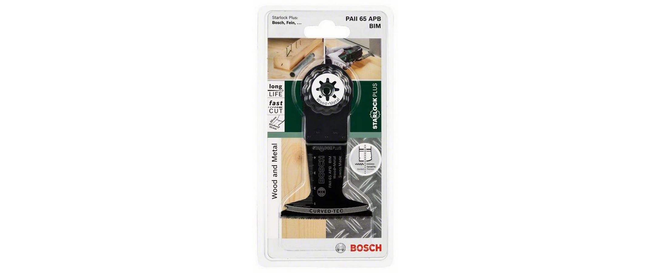 Bosch Tauchsägeblatt Starlock BIM Holz & Metall 65 x 50 mm Bosch Tauchsägeblatt Starlock BIM Holz & Metall 65 x 50 mm