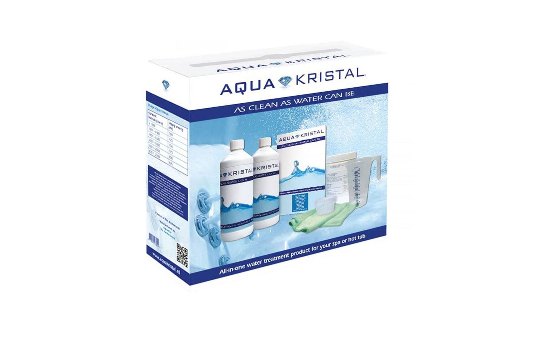 Aqua Kristal Desinfektionsset für Whirlpools, 5-teilig Aqua Kristal Desinfektionsset für Whirlpools, 5-teilig