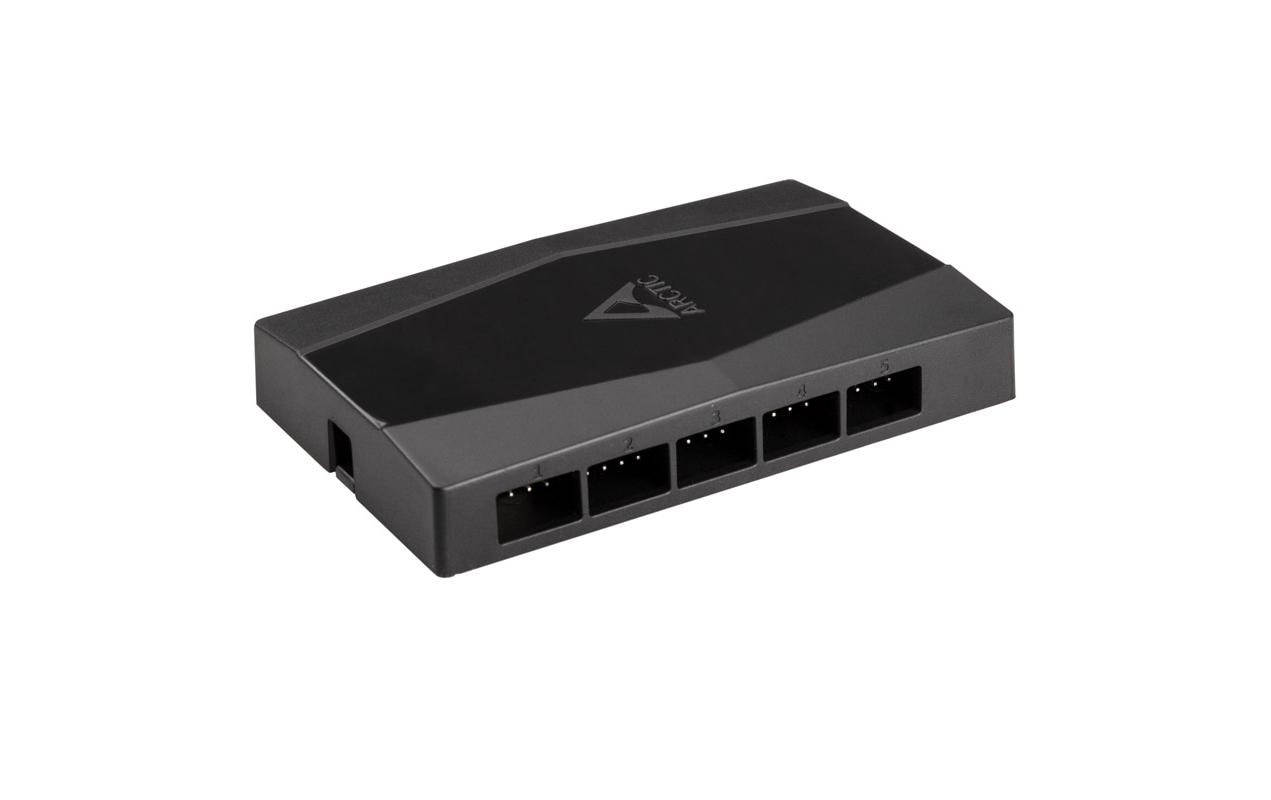 Arctic Cooling Lüfterverteiler Fan Hub 10-fach, PWM