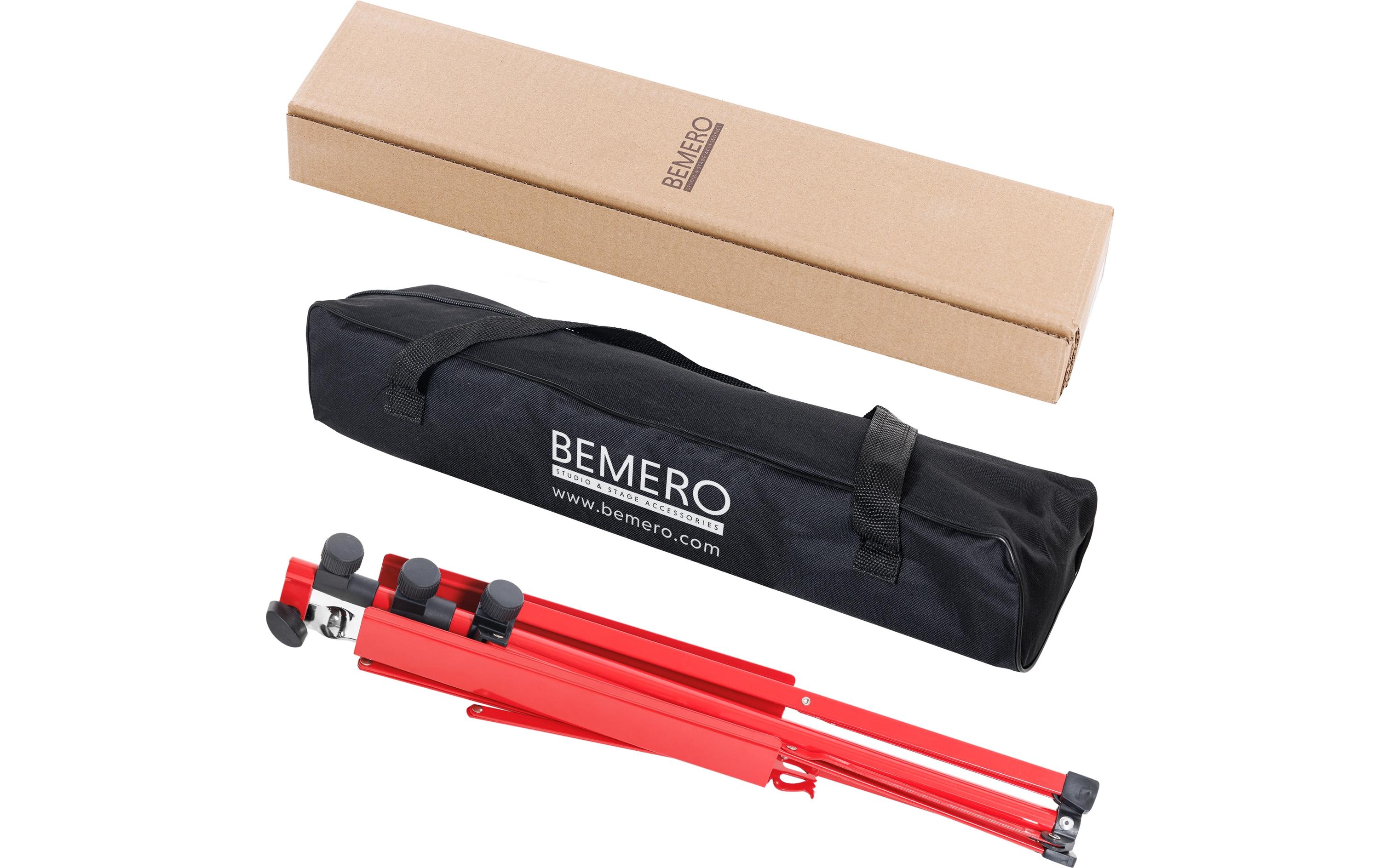 Bemero Notenständer MSS-8090BK rot