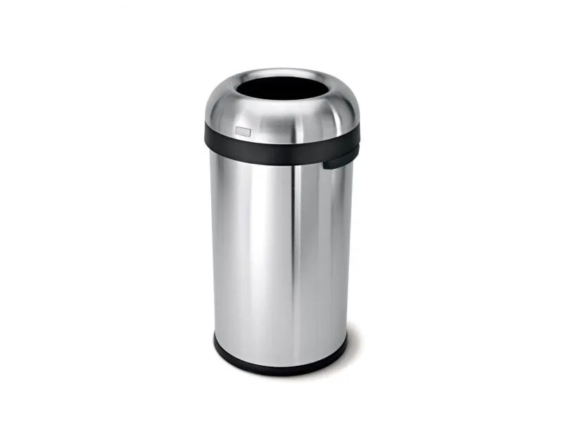 Simplehuman Abfalleimer CW1407 60 Liter, Silber