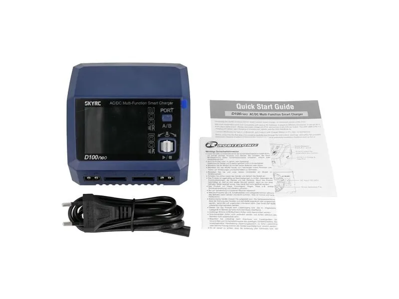 SKYRC Ladegerät D100 Neo 10 A 100 W AC SKYRC Ladegerät D100 Neo 10 A 100 W AC