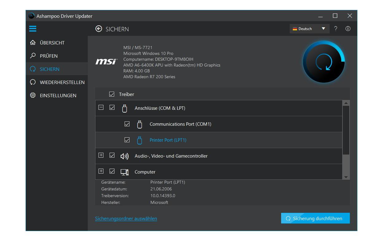 Ashampoo Driver Updater ESD, Vollversion, 3 PC, 1 Jahr Ashampoo Driver Updater ESD, Vollversion, 3 PC, 1 Jahr