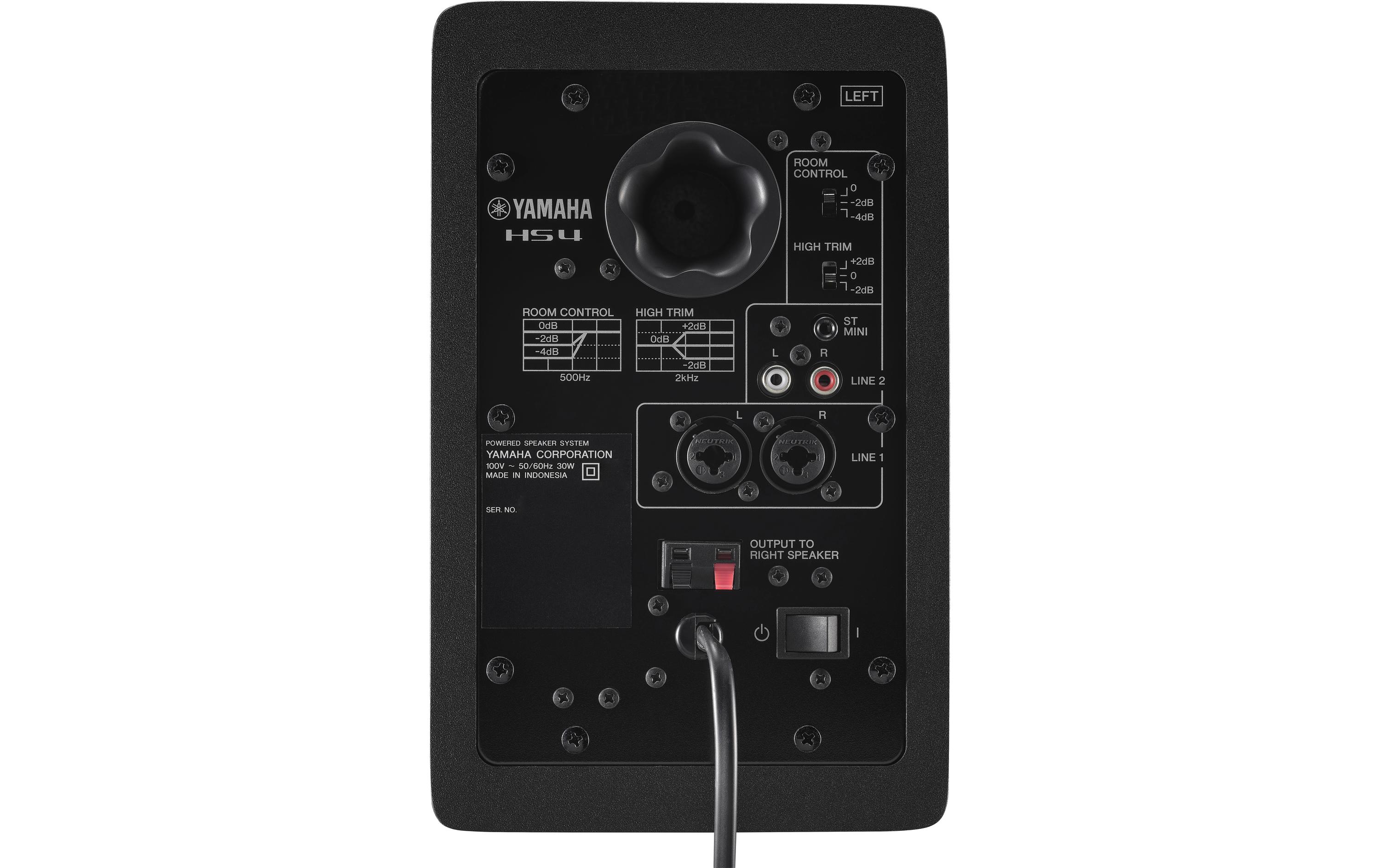 Yamaha Studiomonitore HS4 Schwarz