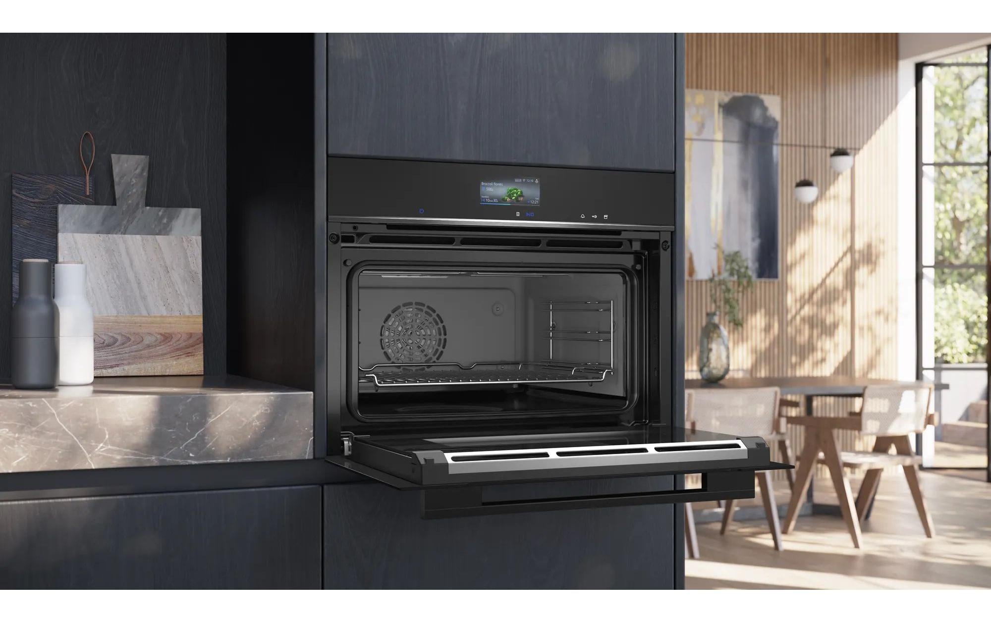 Siemens Einbaudampfbackofen CS756G1B1 Schwarz A+ Siemens Einbaudampfbackofen CS756G1B1 Schwarz A+