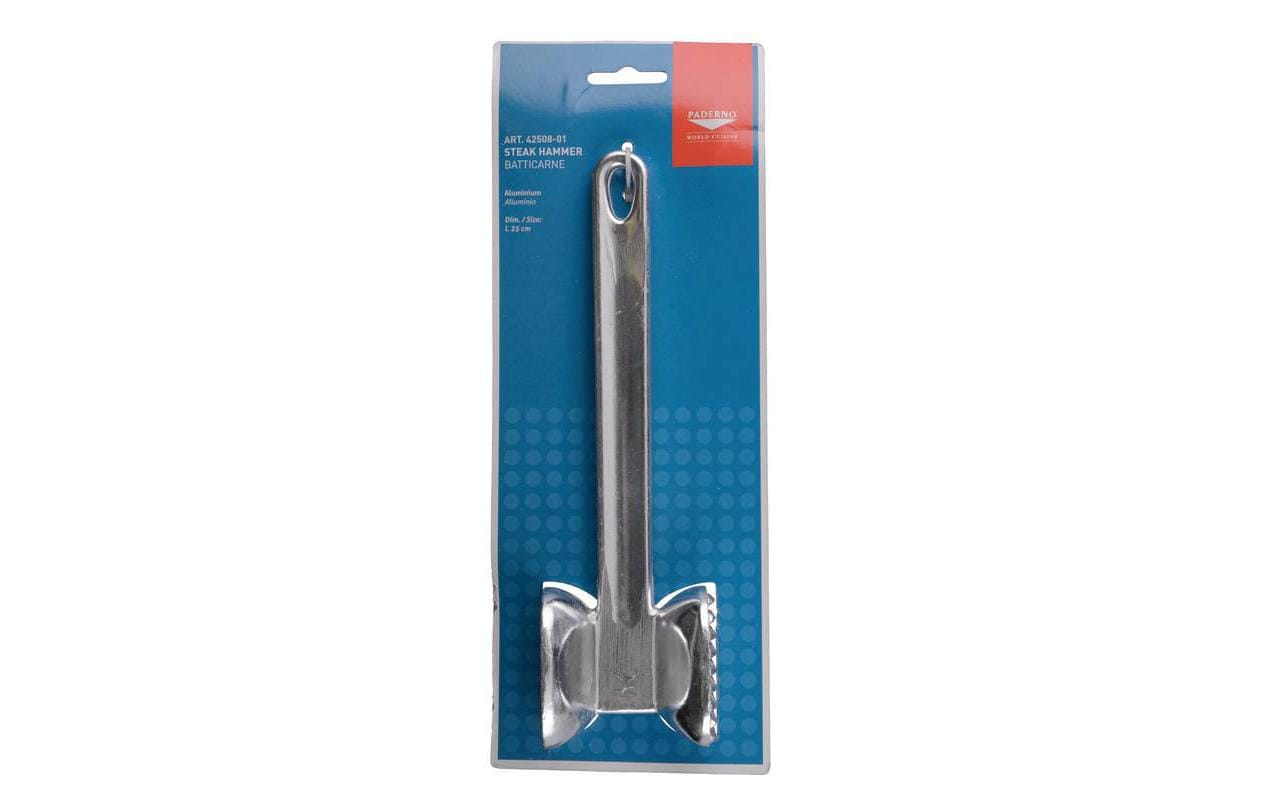Paderno Fleischhammer 0.6 kg Braun/Silber