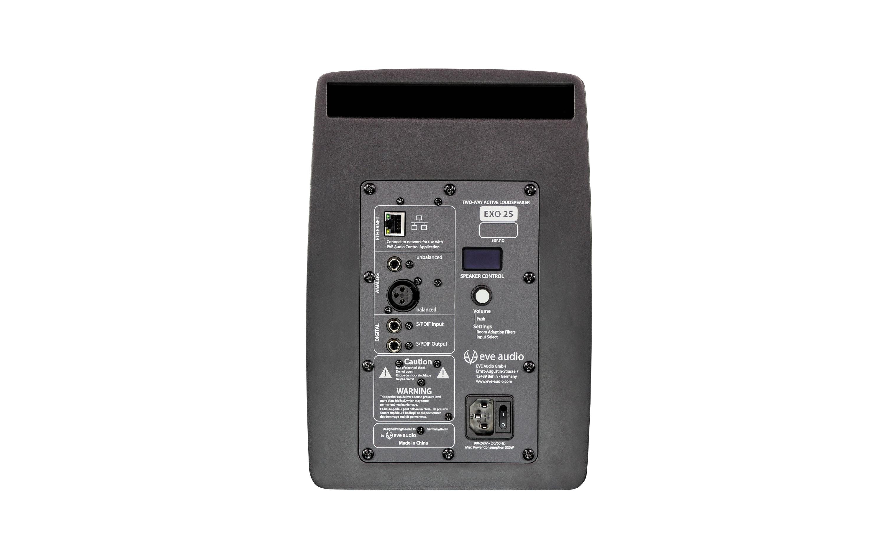 EVE Audio Studiomonitor EXO25, Schwarz