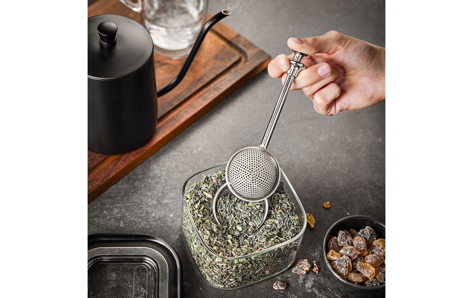 GEFU Teefilter T-Ball Silber