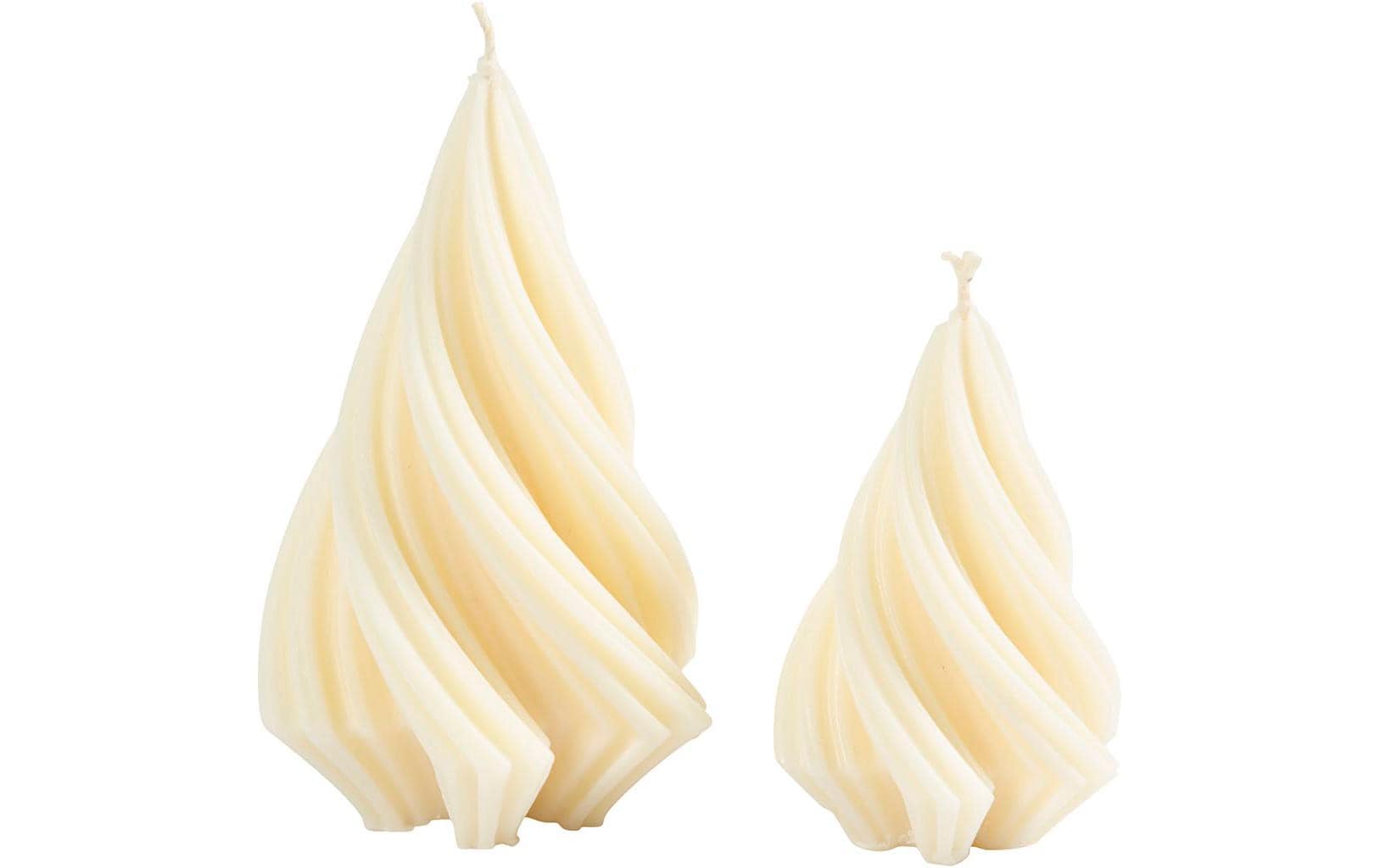 Creativ Company Kerzengiessform Silikon Weihnachtsbäume, 2 Stück