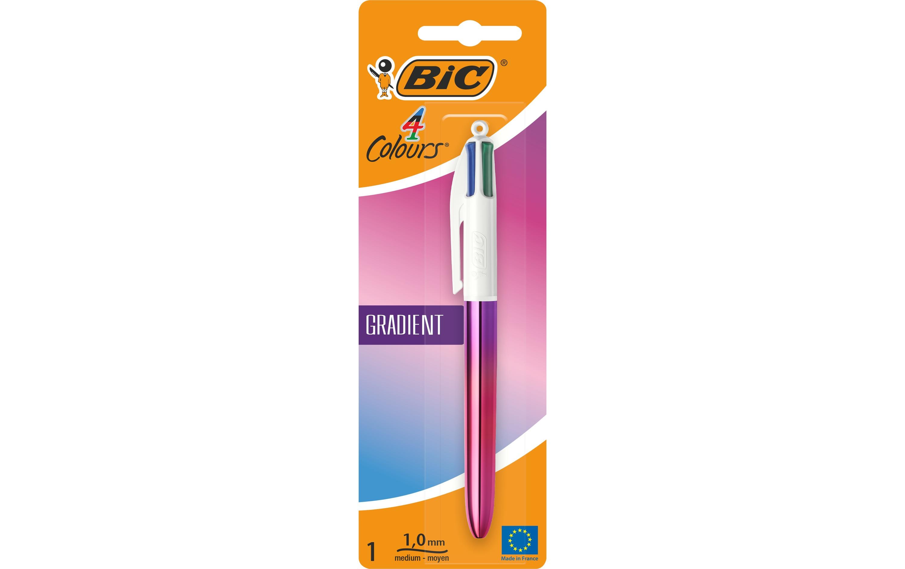 BIC Mehrfarbenkugelschreiber 4 Colours Gradient 1 Stück BIC Mehrfarbenkugelschreiber 4 Colours Gradient 1 Stück