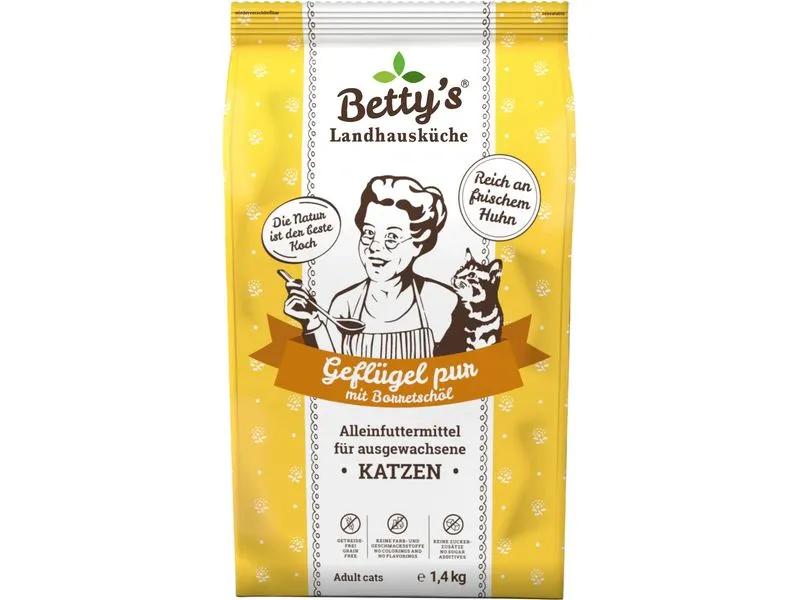 Betty's Landhausküche Cat Geflügel Pur 1.4 kg Betty's Landhausküche Cat Geflügel Pur 1.4 kg