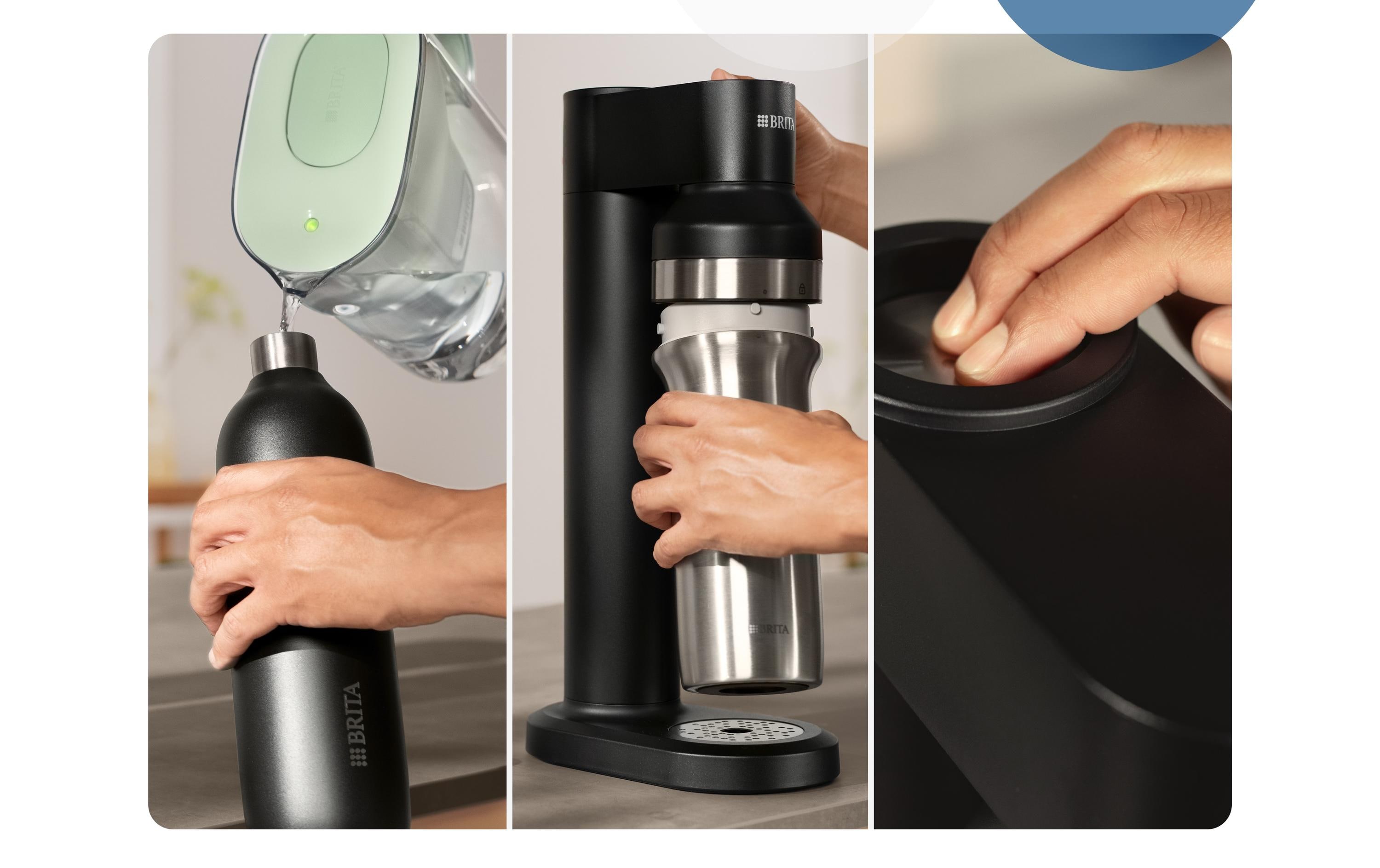 BRITA Flasche Soda Trio 1 l Schwarz