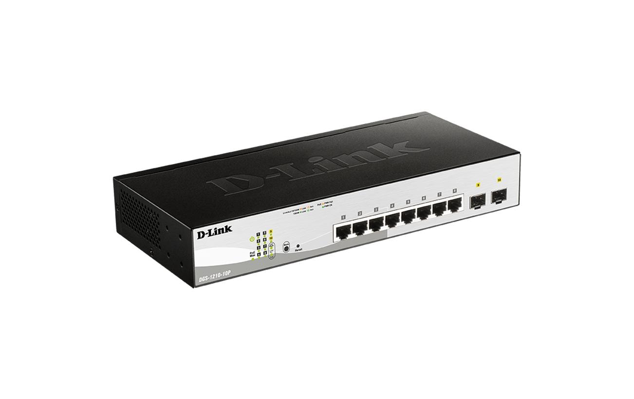 D-Link PoE Switch DGS-1210-10P 10 Port