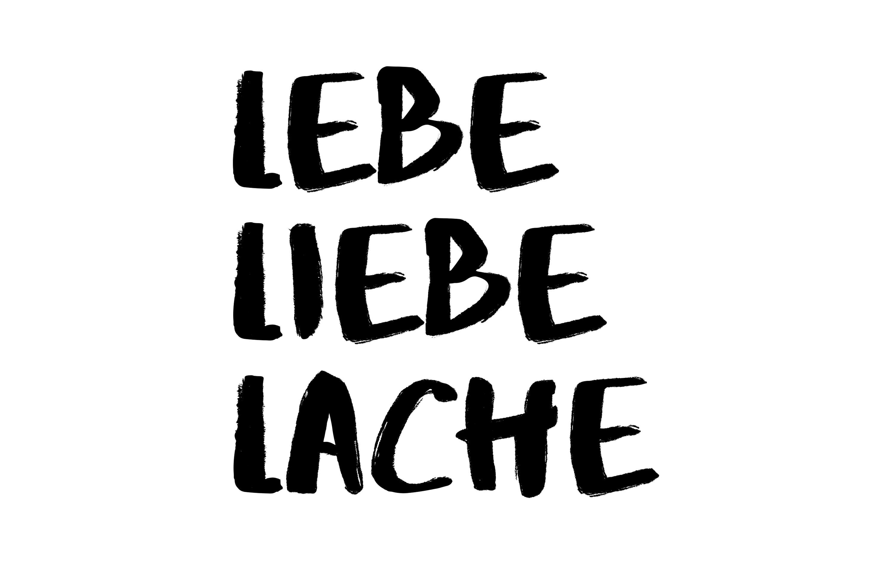 Braun + Company Papierservietten Lebe, liebe, lache, 33 cm x 33 cm, 20 Stück