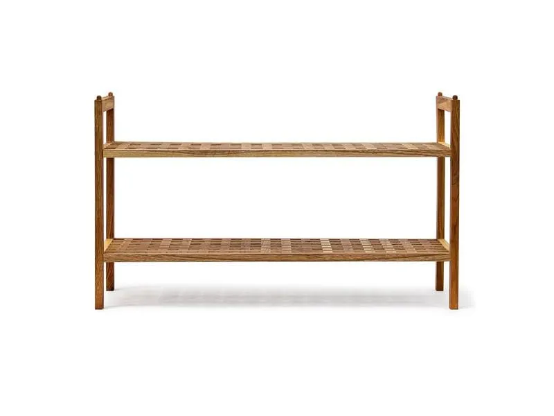 relaxdays Schuhregal stapelbar 69 x 40.5 cm, Nature relaxdays Schuhregal stapelbar 69 x 40.5 cm, Nature