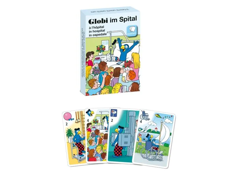 AGM Kinderspiel Quartett: Globi im Spital AGM Kinderspiel Quartett: Globi im Spital