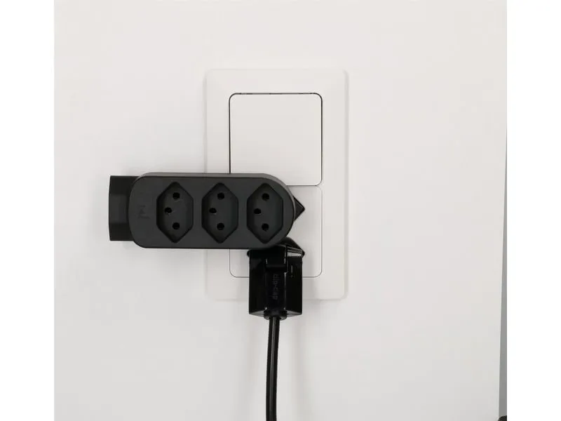 Max Hauri Abzweigstecker ADAPT 3x Typ 13, drehbar Green+Fair 3