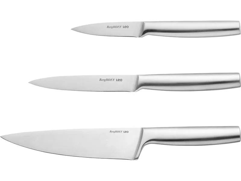 BergHOFF Messer-Set Leo Legacy 3-teilig Silber BergHOFF Messer-Set Leo Legacy 3-teilig Silber