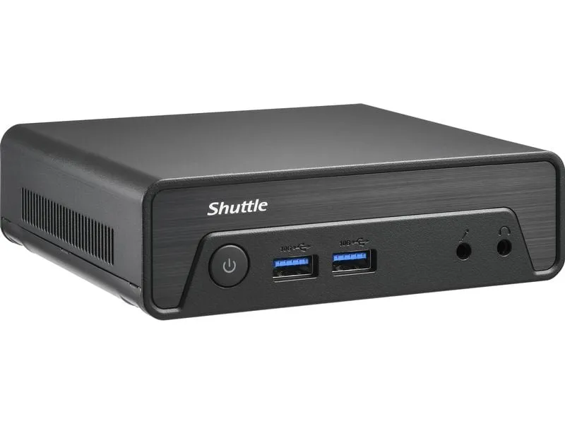 Shuttle Barebone XPC nano NE10N Schwarz