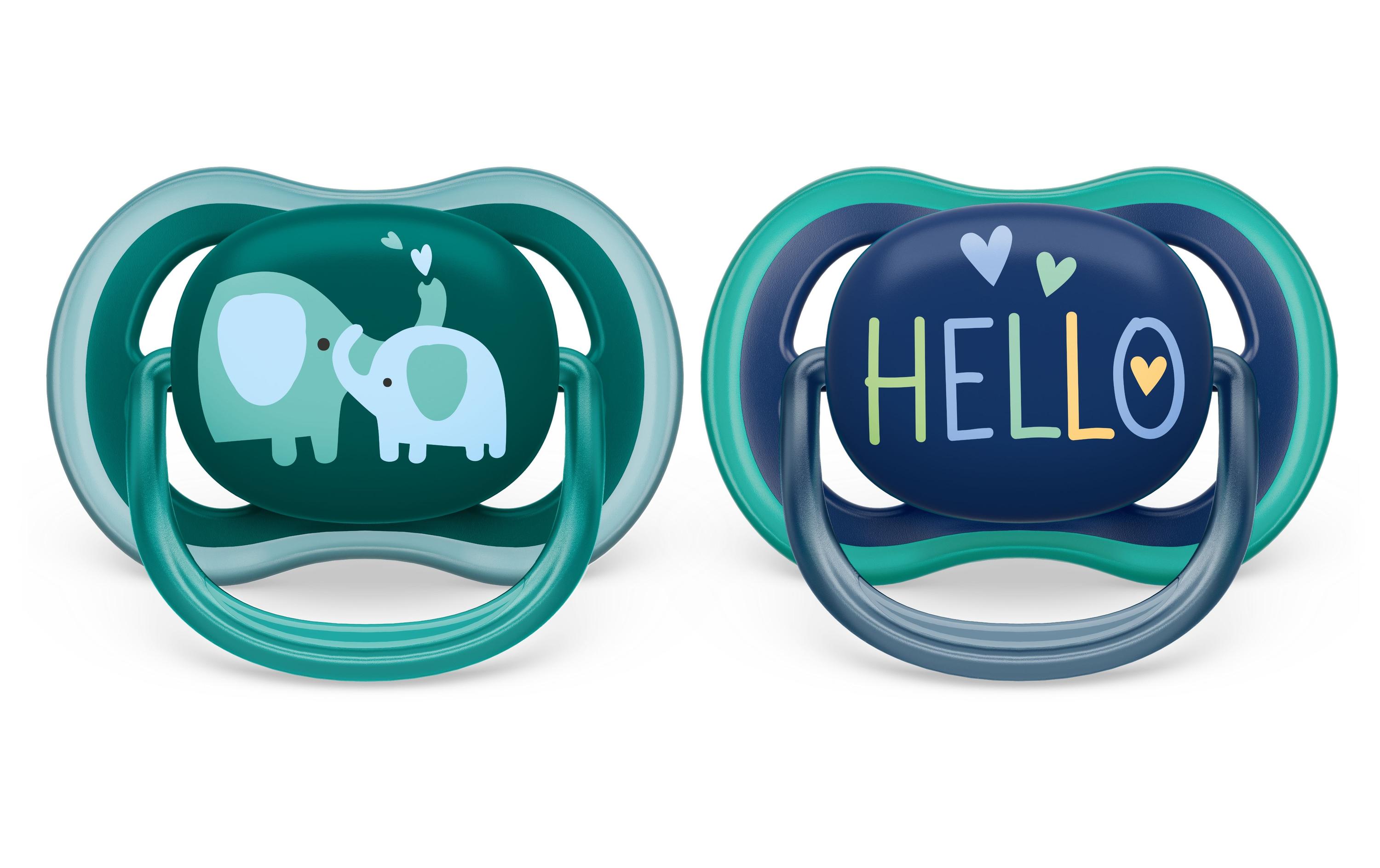 PHILIPS AVENT Nuggi ultra air 18+ Mt. Elefanten/Hello PHILIPS AVENT Nuggi ultra air 18+ Mt. Elefanten/Hello