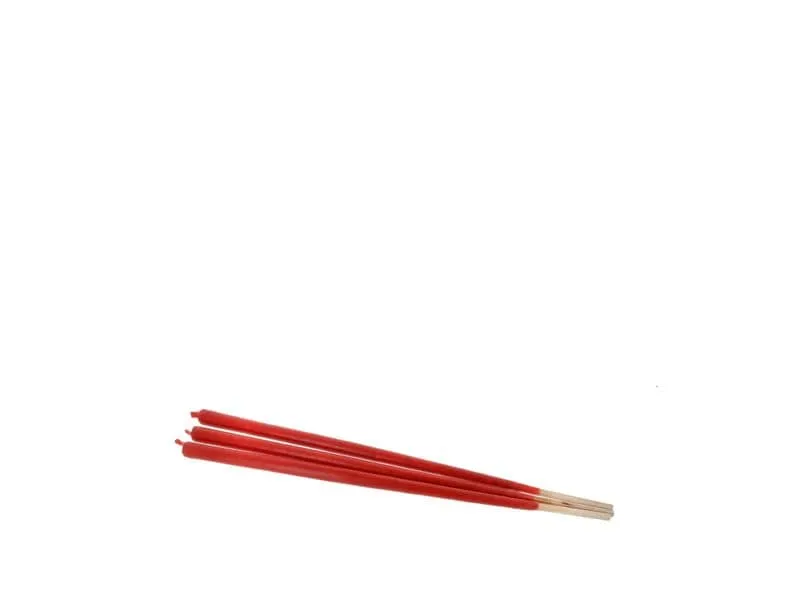 balthasar Wachsfackel Rot, 3 Stück