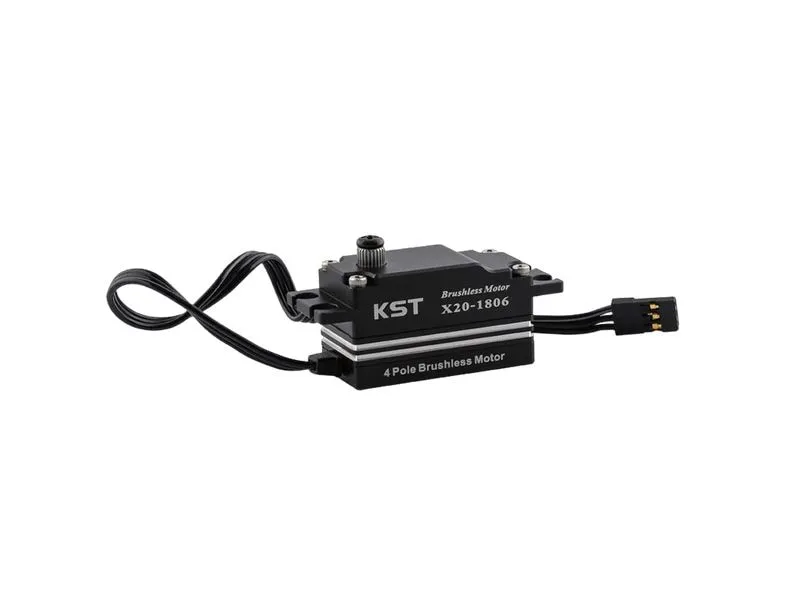 KST Low Profile Servo X20-1806 V8.0 18 kg, 0.06 s, Brushless HV KST Low Profile Servo X20-1806 V8.0 18 kg, 0.06 s, Brushless HV