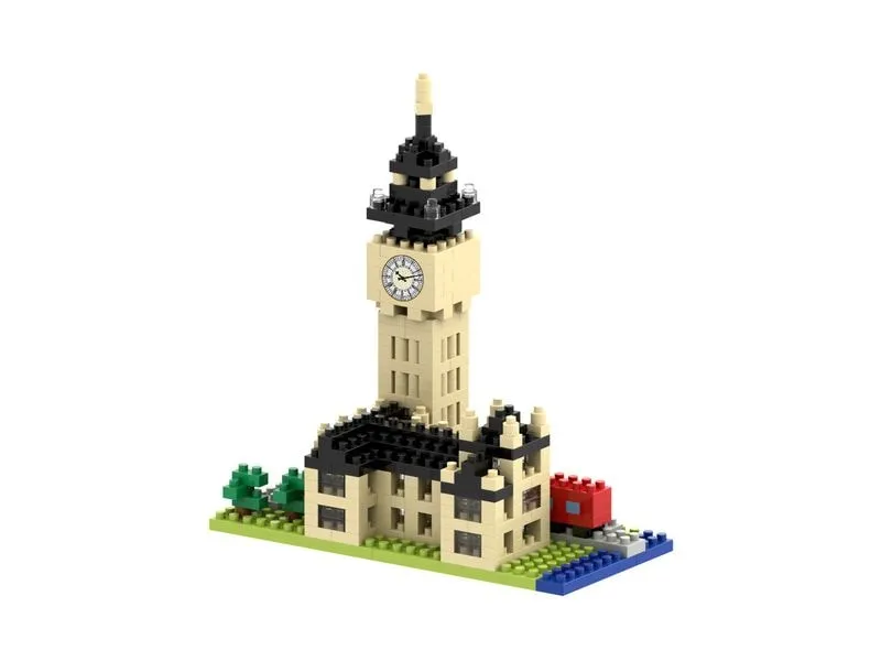 BRIXIES Bausteinmodell Big Ben aus 380 Bausteinen