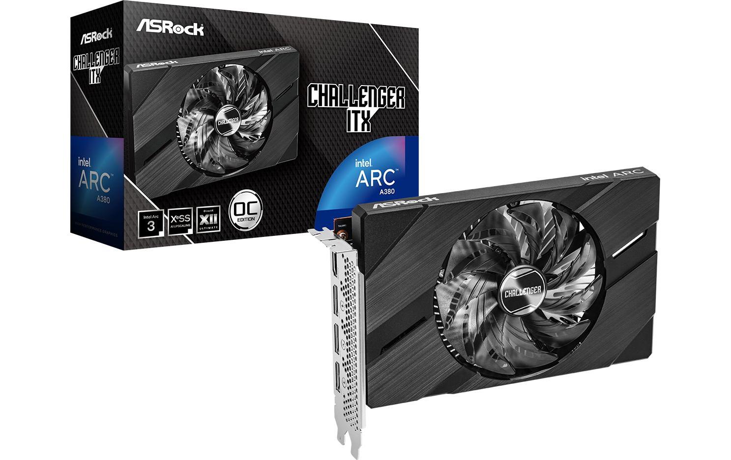 ASRock Grafikkarte Arc A380 Challenger ITX OC 6 GB