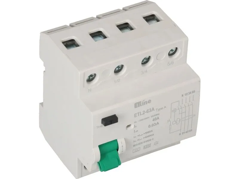 Max Hauri Build FI Schalter 3P+N 40 A