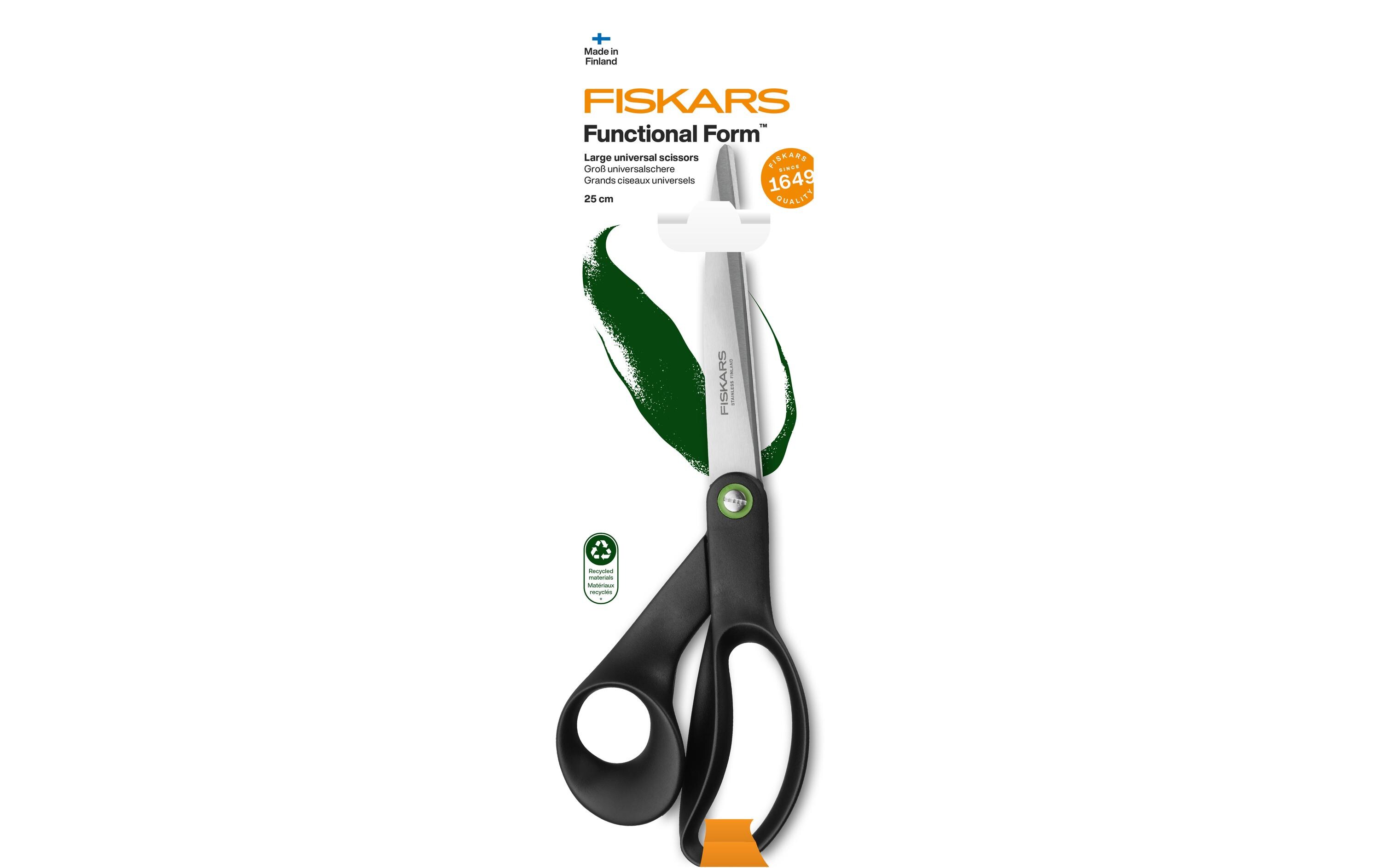 Fiskars Schere FF 25 cm, rostfreier Stahl, Rechtshänder