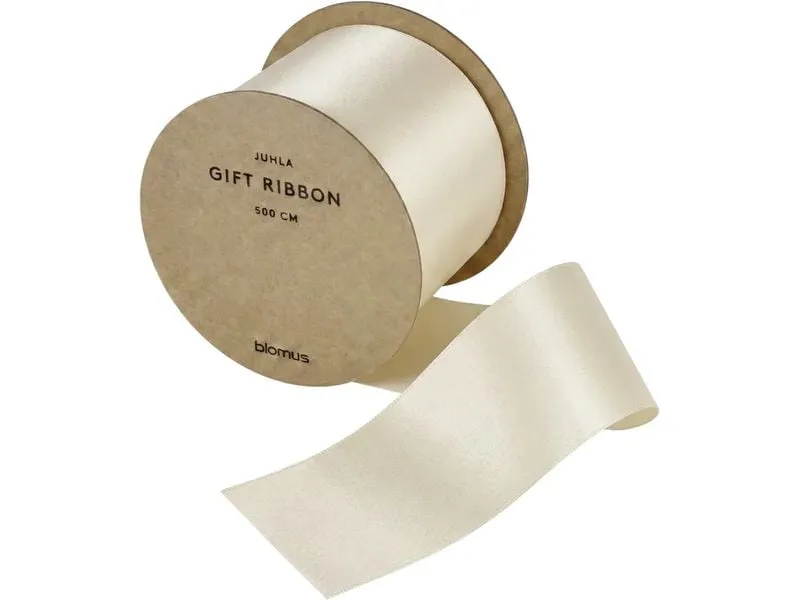 Blomus Geschenkband Juhla 50 mm x 5 m, Crème