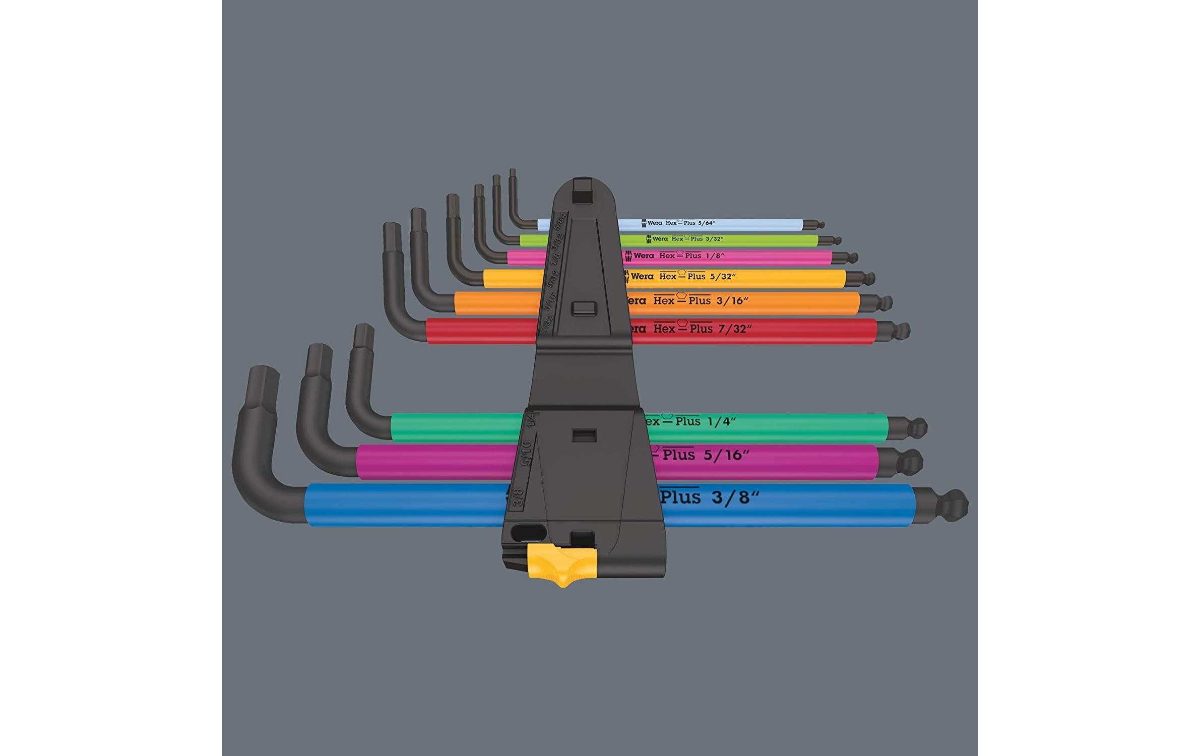 Wera Winkelschlüssel-Set 950/9 Hex-Plus Multicolour Imperial 2