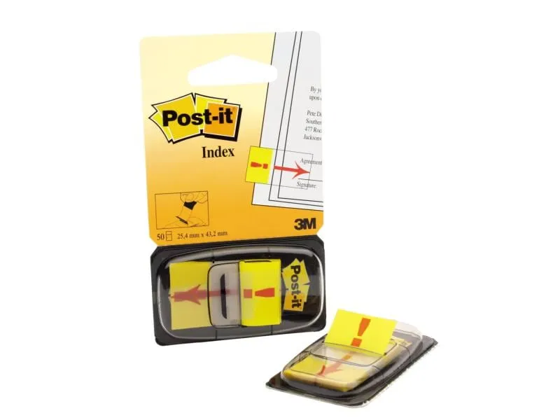 Post-it Page Marker Post-it Index Ausrufezeichen, 50 Stück Post-it Page Marker Post-it Index Ausrufezeichen, 50 Stück