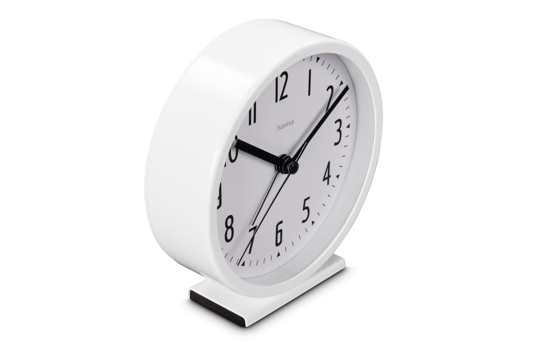 Hama Klassischer Wecker Skye Weiss