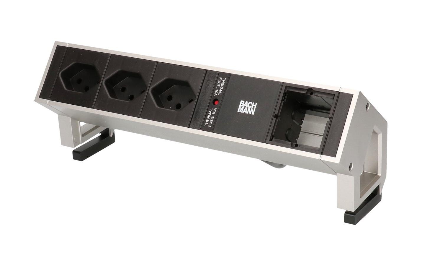 Bachmann Tischsteckdosenleiste DESK 2 3x T13, 1x ABD
