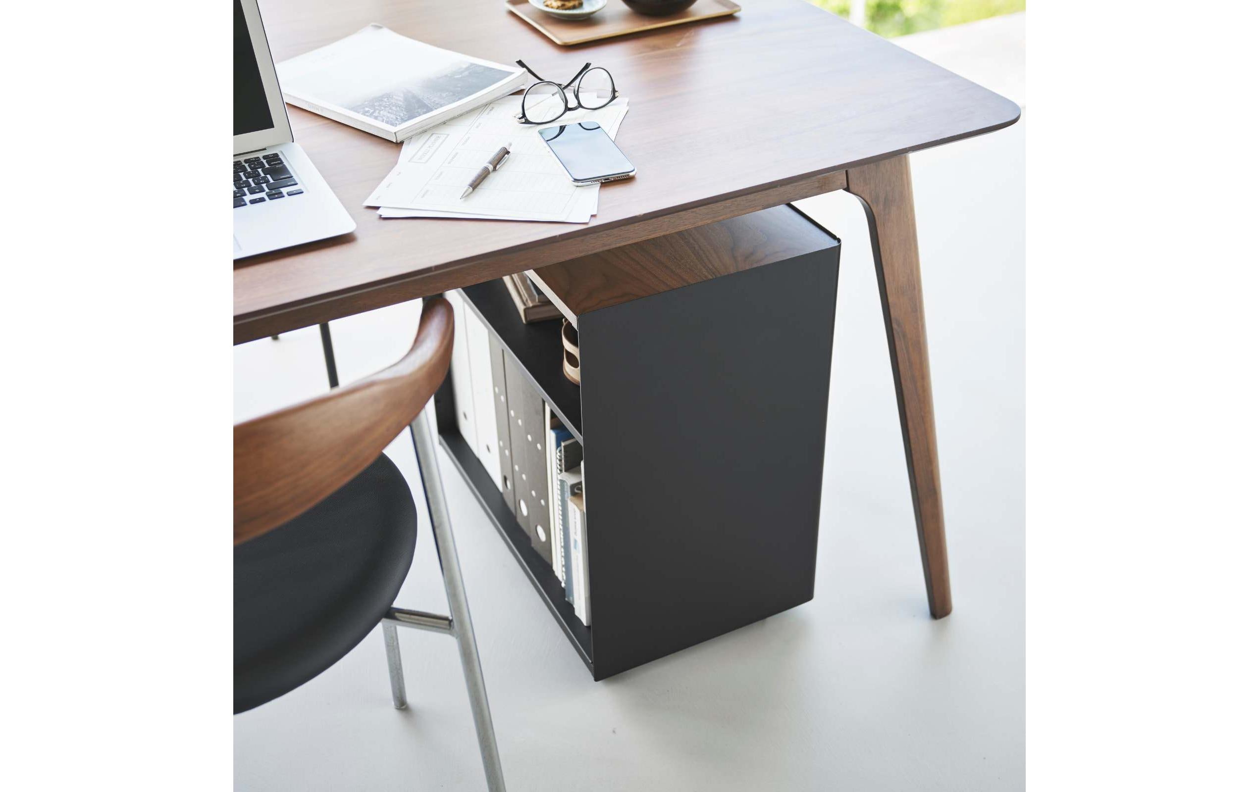 Yamazaki Servierwagen Tower 60.3 x 59 cm, Schwarz