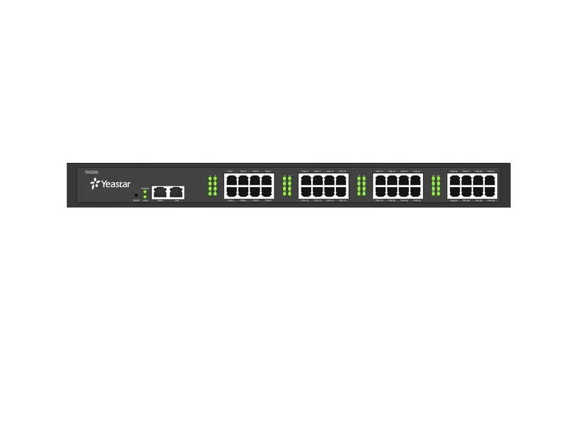 Yeastar Gateway TA3200 VoIP-Analog 32x RJ11 FXS, 2x RJ21 Yeastar Gateway TA3200 VoIP-Analog 32x RJ11 FXS, 2x RJ21