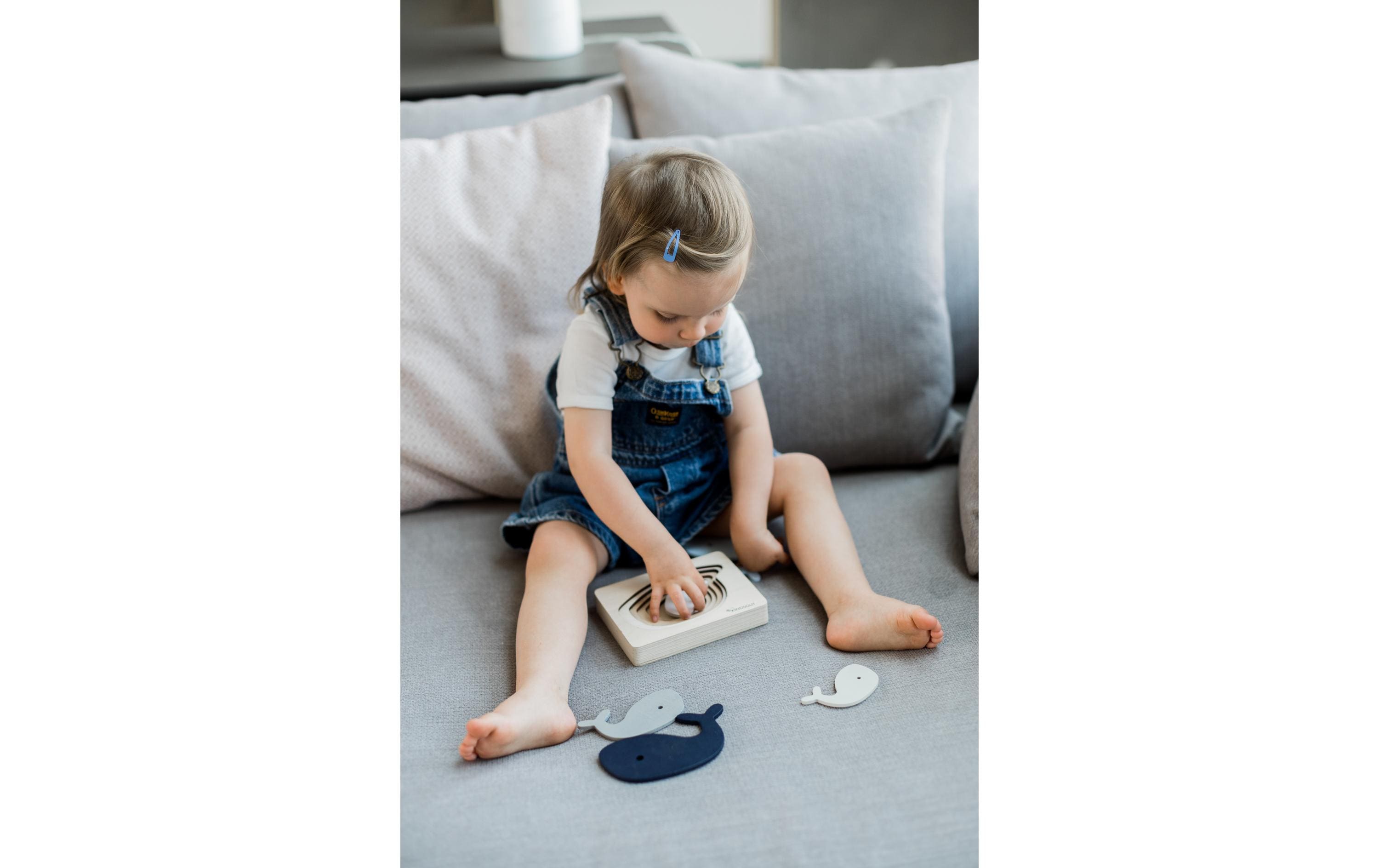 Kindsgut Holzpuzzle Wal