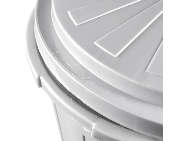 keeeper Abfalleimer Supermax 50 l, light silver