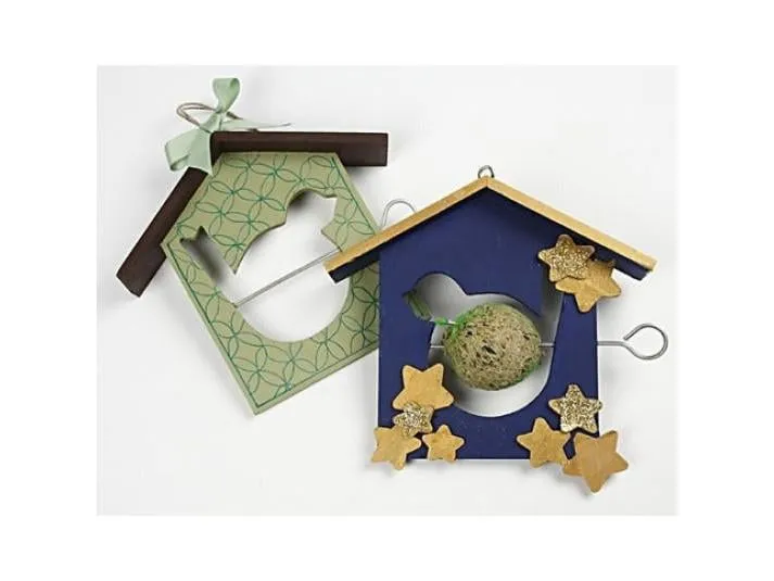 Creativ Company Holzartikel 21 cm Vogelfutterhaus