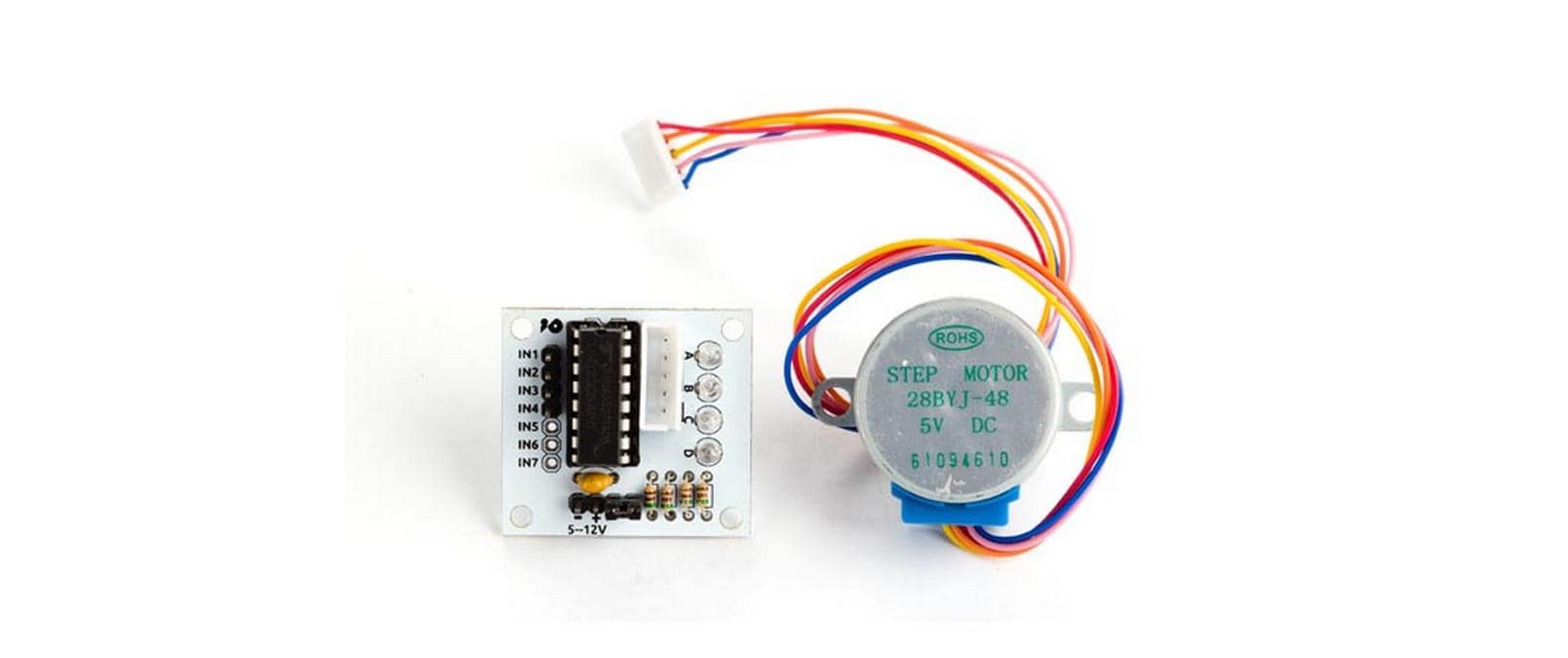 Whadda Schrittmotor 5 V DC mit ULN2003 Treiber ULN2003 Whadda Schrittmotor 5 V DC mit ULN2003 Treiber ULN2003