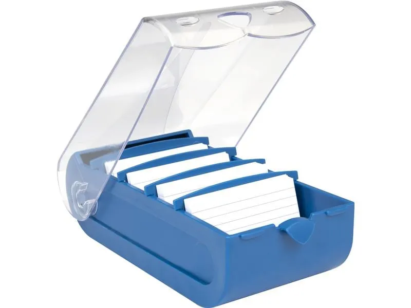 Biella Karteibox Bunny A8 100 Karten, Blau Biella Karteibox Bunny A8 100 Karten, Blau
