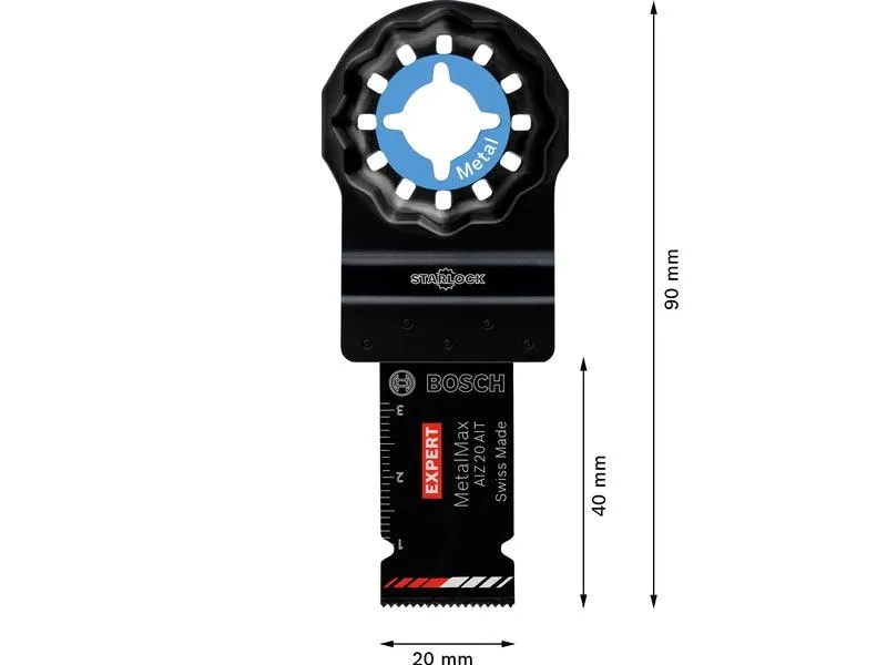 Bosch Professional Tauchsägeblatt Expert Starlock MetalMax Carbide 40 x 20 mm Bosch Professional Tauchsägeblatt Expert Starlock MetalMax Carbide 40 x 20 mm